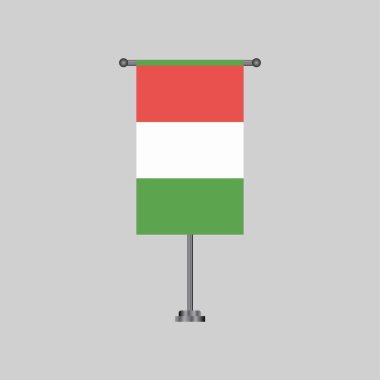 Illustration of hungary flag Template