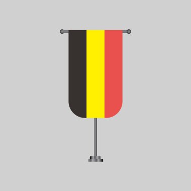 Illustration of belgium flag Template