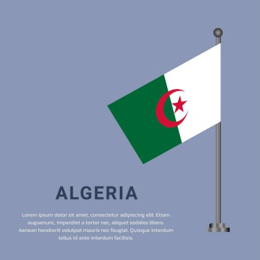 Cezayir bayrak şablonu