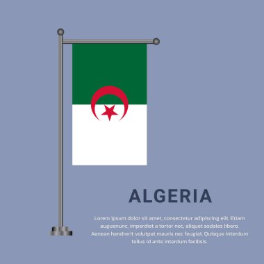 Cezayir bayrak şablonu