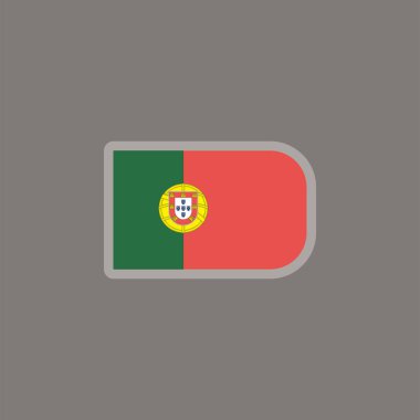Illustration of portugal flag Template