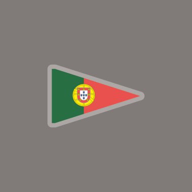 Illustration of portugal flag Template