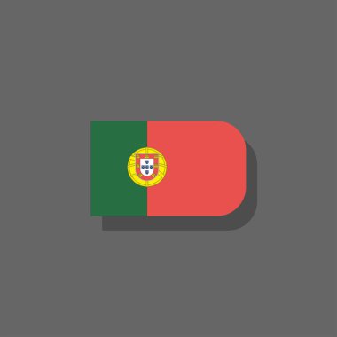 Illustration of portugal flag Template