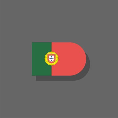 Illustration of portugal flag Template