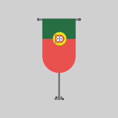 Illustration of portugal flag Template
