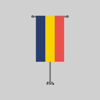 Illustration of romania flag Template