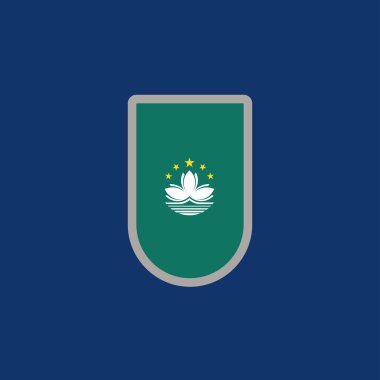 Illustration of macau flag Template