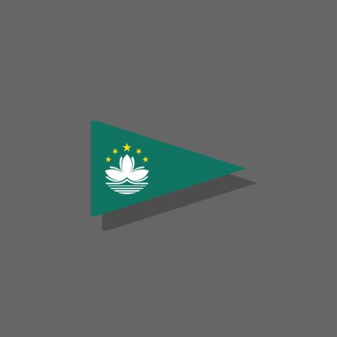 Illustration of macau flag Template