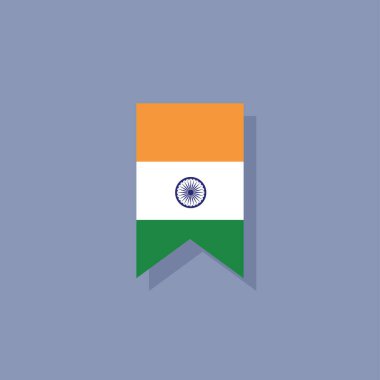 Illustration of India flag Template