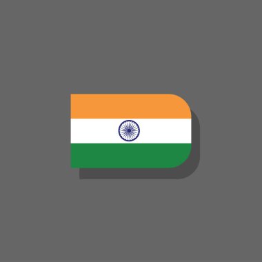 Illustration of India flag Template