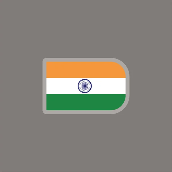Illustration India Flag Template — Image vectorielle