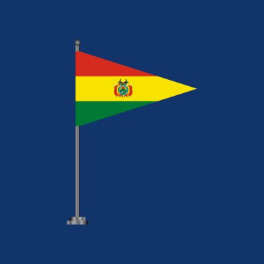 Illustration of bolivia flag Template