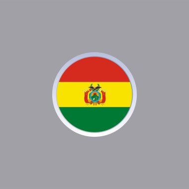 Illustration of bolivia flag Template