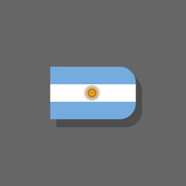 Illustration of argentina flag Template