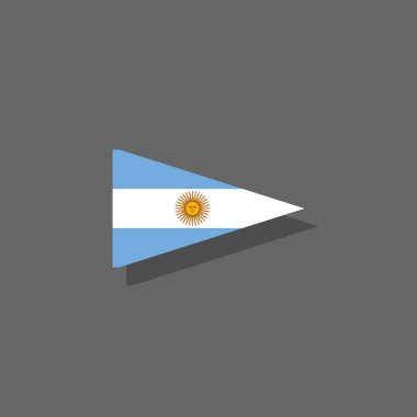 Illustration of argentina flag Template