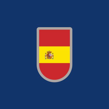 Illustration of spain flag Template