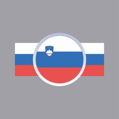 Illustration of slovenia flag Template