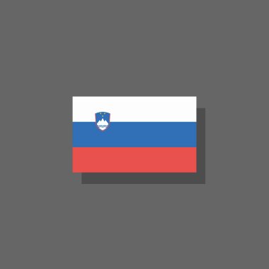 Illustration of slovenia flag Template