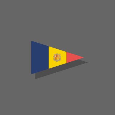 Illustration of andorra flag Template