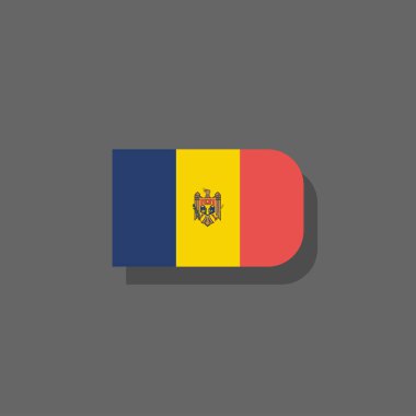 Illustration of moldova flag Template