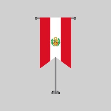 Illustration of peru flag Template