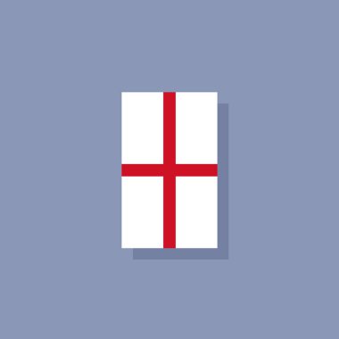 İngiltere Bayrak Şablonu, Renkli Resimler 