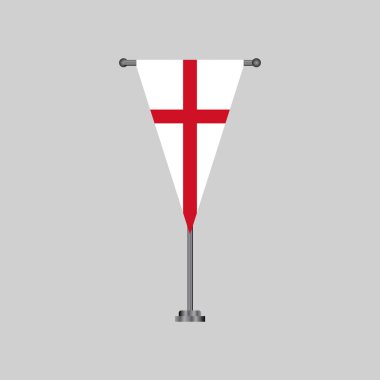 İngiltere Bayrak Şablonu, Renkli Resimler 