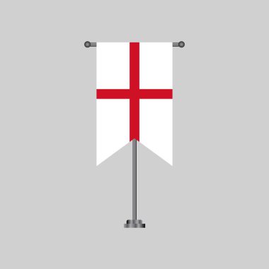 İngiltere Bayrak Şablonu, Renkli Resimler 