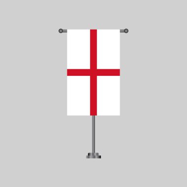 İngiltere Bayrak Şablonu, Renkli Resimler 