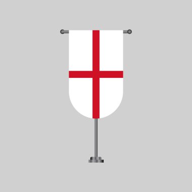 İngiltere Bayrak Şablonu, Renkli Resimler 