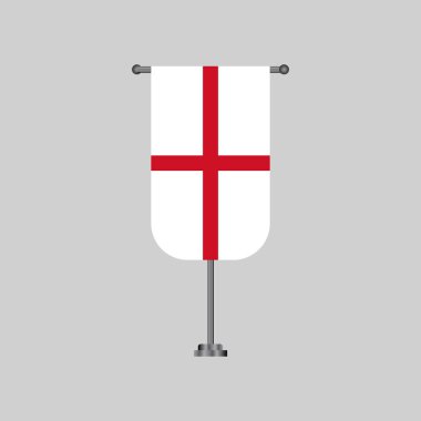 İngiltere Bayrak Şablonu, Renkli Resimler 