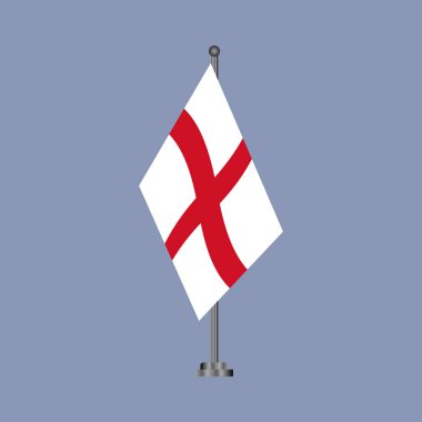 İngiltere Bayrak Şablonu, Renkli Resimler 