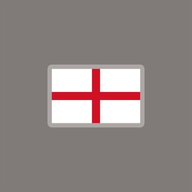 İngiltere Bayrak Şablonu, Renkli Resimler 