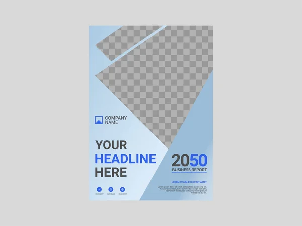 Profesyonel şirket kitap kapağı şablonu