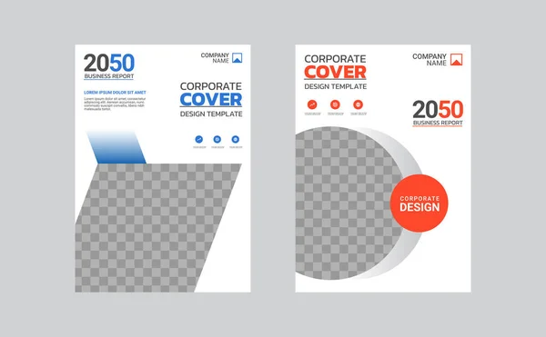 Creative Corporate Book Cover Design — Stockový vektor