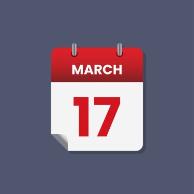 Takvim tarihi ay simgesi düz yürüyüş vektörü