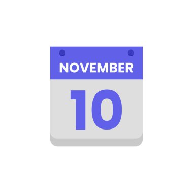 Takvim tarihi ay simgesi düz Kasım vektörü