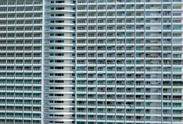 Λευκό Οικοδομικό Τετράγωνο Στην Παραλία Πατάγια Της Ταϊλάνδης Συγκρότημα Για — Φωτογραφία Αρχείου