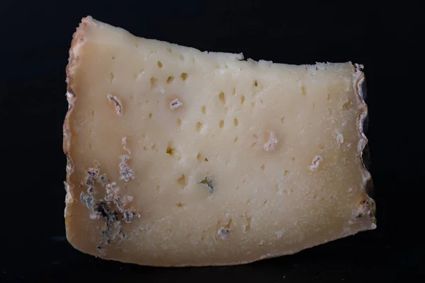 Stück Käse Fermentiert Durch Bakterien Mit Pilz Und Schimmel — Stockfoto