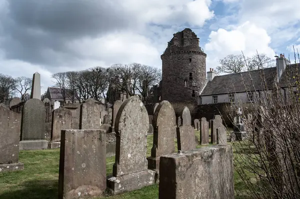 スコットランドの古いセルティック墓地の眺め — ストック写真