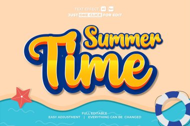 Yaz olayı metin efekti düzenlenebilir, basitçe sözcüklerinizi yazın ve sihrin oluşumunu izleyin, ne isterseniz söyleyebilmek için bu benzersiz efekti kullanın, basit tazelik ve zarif vektör tasarımı.