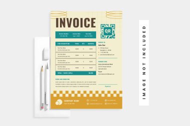 Modern İş Faturası Şablonumuzla iş profesyonelliğinizi artırın. Bu gösterişli ve minimalist tasarım sadece faturalarınızı daha profesyonel göstermiyor aynı zamanda finansal yönetiminizi de basitleştiriyor..