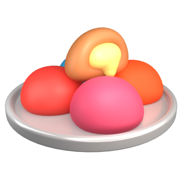 İkonik Asya sokak yemeklerinden esinlenilmiş yüksek kaliteli bir 3 boyutlu ikon seti keşfedin. Her bir simge oyuncu minimalizmi zengin yüzey detaylarıyla harmanlıyor, UI uygulaması, gıda markalaşması ve dijital hikaye anlatımı için ideal..