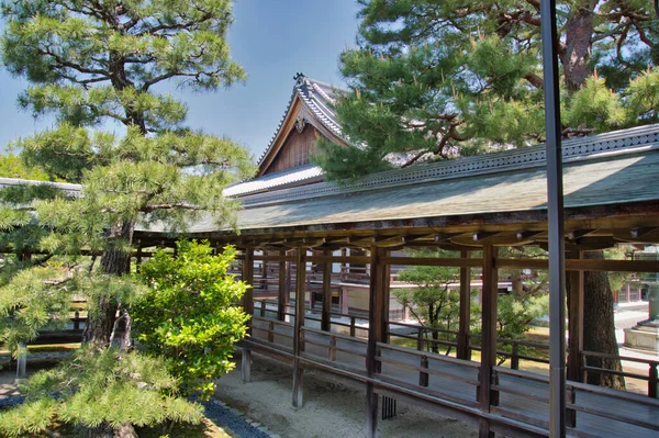 Коридор Всередині Храму Дайкаку Цзі Кіото Японія — стокове фото