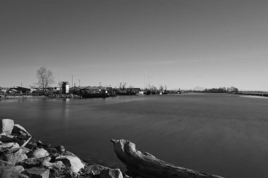 The fishing boats staying at the bay.  Richmond BC Canada