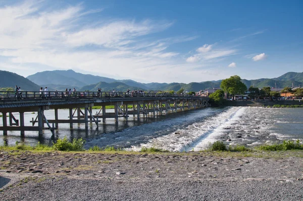 stock image Togetsu-kyo Bridge over Katsura river.  Kyoto Japan