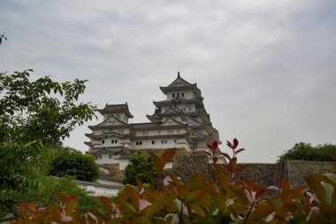 Japonya 'nın en güzel kalesi Himeji Kalesi Hyogo' nun manzarası..