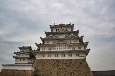 Japonya 'nın en güzel kalesi Himeji Kalesi Hyogo' nun manzarası..