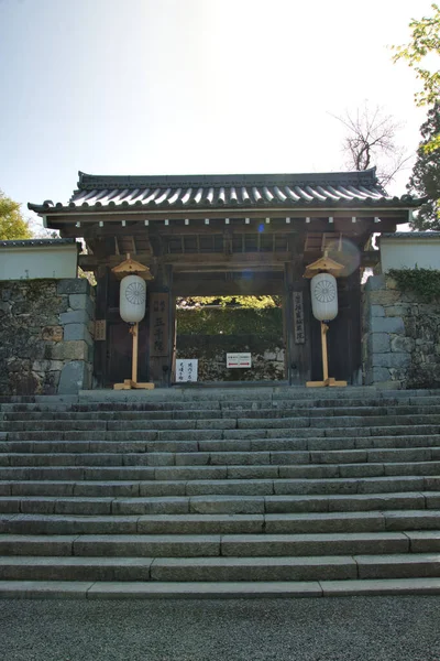 Portão Escada Templo Sanzenin Ohara Kyoto Japão — Fotografia de Stock