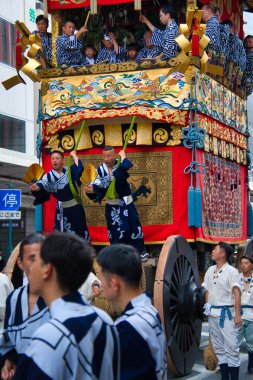 Iwatoyama 'nın Gion Festival Lideri Sinyal' e devam etmesi için işaret verdi. Kyoto Japonya